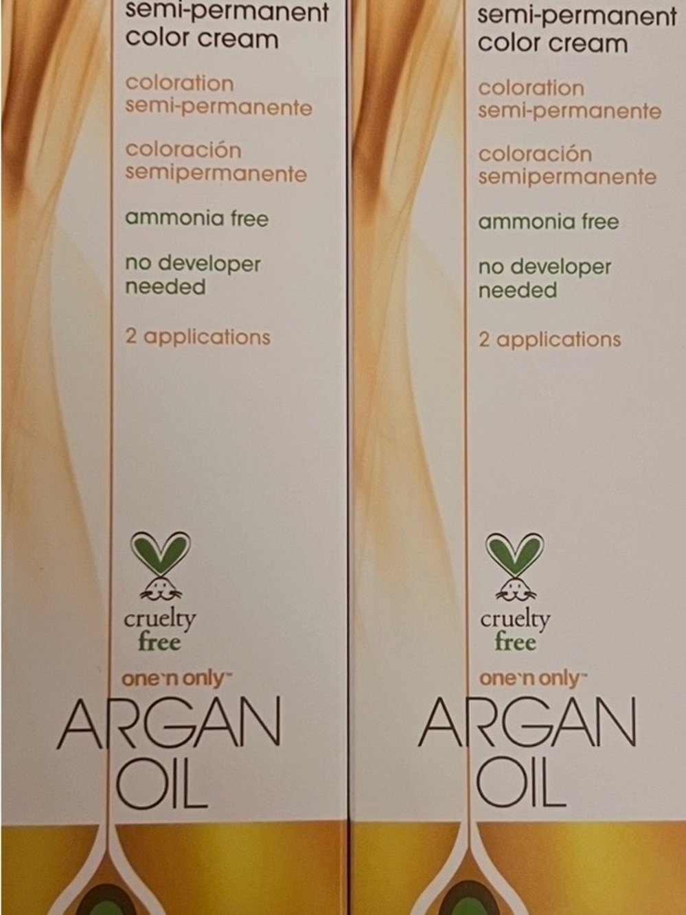 6 One N Only Argan Oil Perfect Intensity Semi-Permanent Color Cream -Creamsicle - Picture 4 of 5